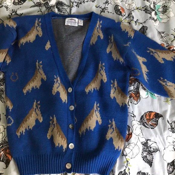 Vintage Sweaters - Vintage Horse Sweater